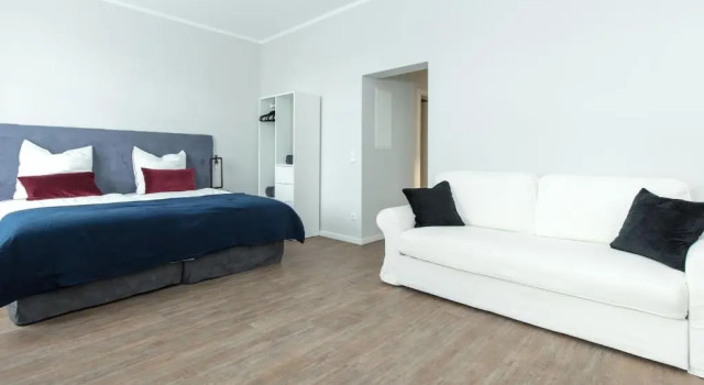 Апартаменты NEW YORK · CHILLINGHOUSE # 4, 3 Min. vom ICE, NETFLIX, Garten