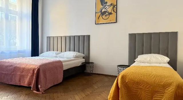 Апартаменты с 3 комнатами с балконом Corner Apartments