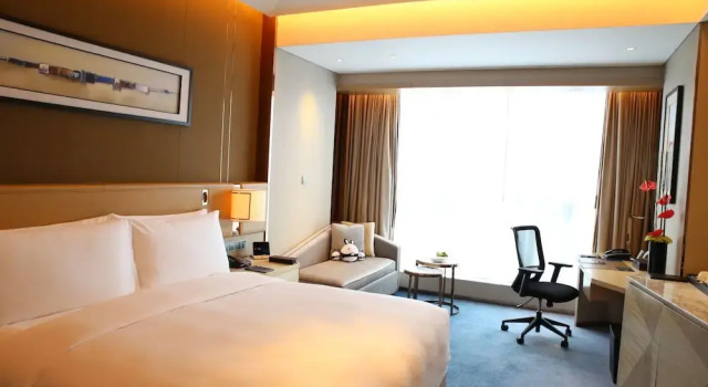 Двухместный номер High Floor Deluxe Hilton Chengdu Chenghua
