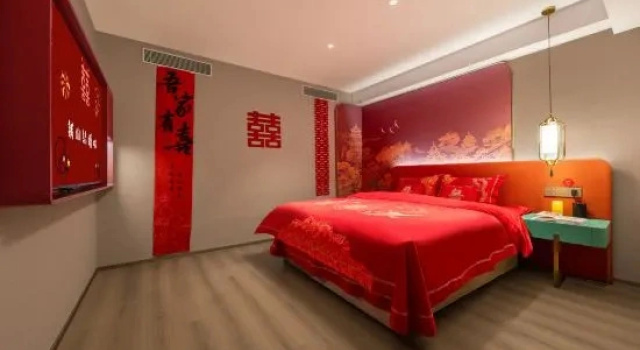 Люкс c 1 комнатой Mo Shang Cloud Roam Hotel with Sky Courtyard