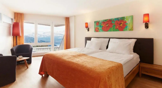 Двухместный номер Superior с видом на горы Rigi Kaltbad Swiss Quality Hotel