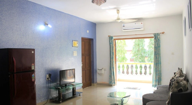 Spacious Fully AC Apartment - CM040, Varaa Huoneisto Candolim Pohjois-Goa