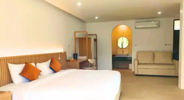 Двухместный номер Deluxe с видом на бассейн The Poom Cafe & Resort Khao Yai