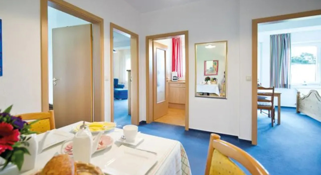 Апартаменты с 2 комнатами Haus am Kurpark