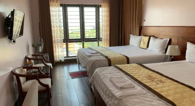 Четырёхместный номер Standard с видом на море Hotel Ngoc Anh - Van Don