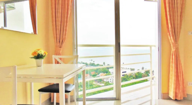 Студия Sea View Beachfront Condos Pattaya Jomtien Beach