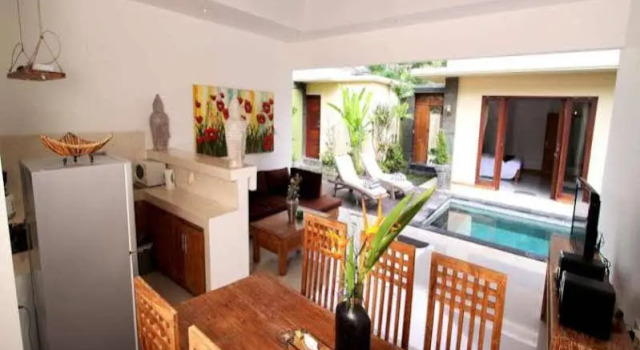 The Tanjung Nakula Suites Villa, Rezervovat Vila Chaty v Bali, Chalupa