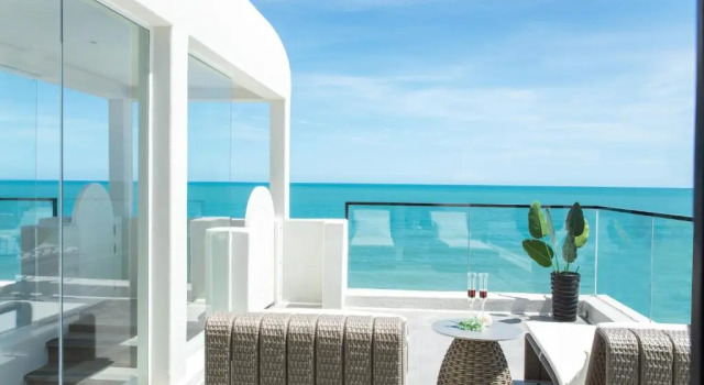 Номер Deluxe That sea in Sanya The sea infinity pool designer Meisu
