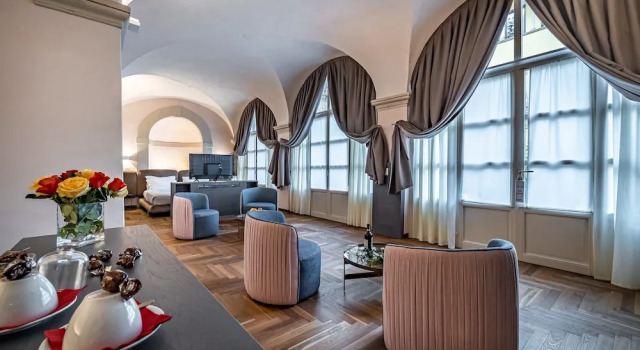 Двухместный номер Deluxe с видом на сад Hotel La Scaletta al Ponte Vecchio