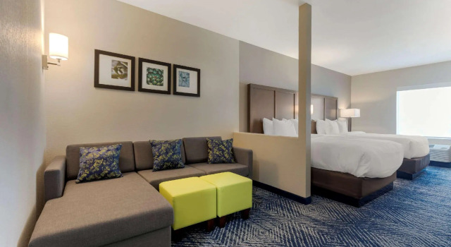 Четырёхместный люкс Comfort Inn & Suites Balch Springs - SE Dallas