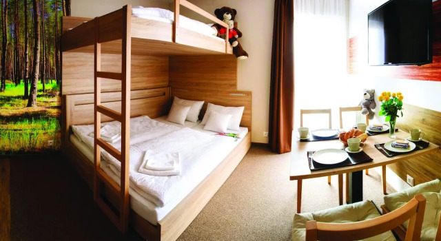 Четырёхместная семейная студия Hilson Apartments Jasná