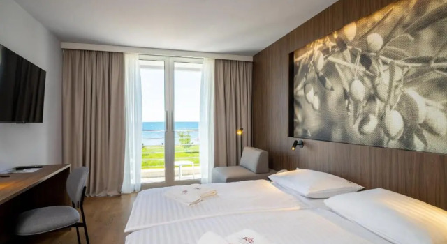 Двухместный номер Superior с балконом и с видом на море Hotel Villa Rosetta