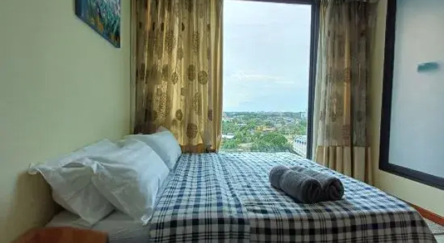 Люкс с 2 комнатами Kota Kinabalu CBD SKY HOTEL suites 2 bedrooms