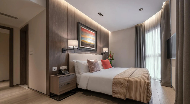 Апартаменты Deluxe с 2 комнатами Le Grove Serviced Residences