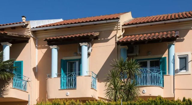 Poseidon Apartments, Забронировать Апартаменты/квартира Отели Айос-Георгиос с бассейном, Бассейн