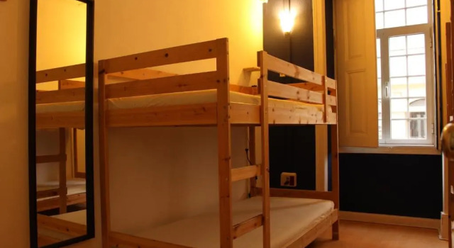 Кровать в общем номере Le Penguin Hostel