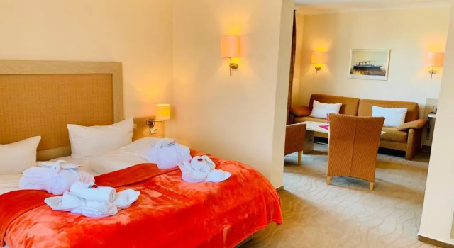Люкс с балконом Aparthotel Kleine Perle