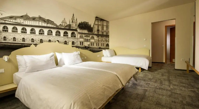 Трёхместный номер Standard City Hotel Ljubljana