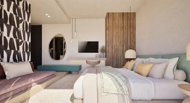 Полулюкс с балконом и с видом на море Hotel Pefkos Beach