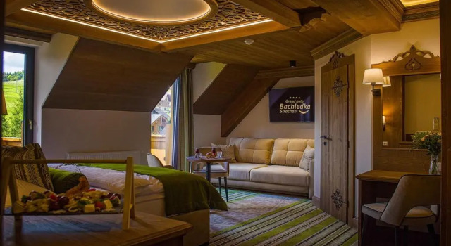 Семейный люкс с 2 комнатами с балконом Grand Hotel**** Bachledka Strachan