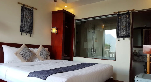 Двухместный номер Deluxe с 2 комнатами Botanic Sapa Hotel