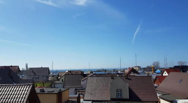 Апартаменты Дуплекс с 3 комнатами с балконом и с видом на море Marina Jastarnia Apartamenty w budynku z Basenem