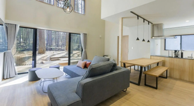 Rakuten STAY VILLA FujiKawaguchiko Forest, Boek Villa Hotels in Tokai met parkeren, Parkeren
