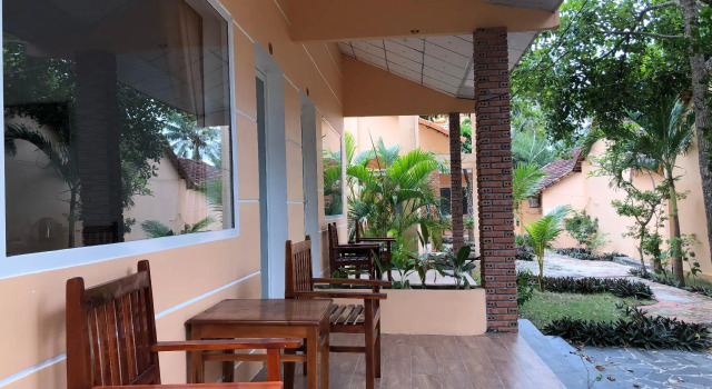 Семейное бунгало с видом на сад Thai Tan Tien Bungalow