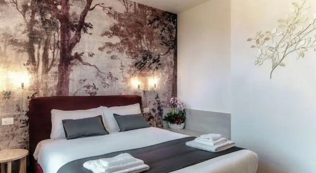 Двухместный номер Deluxe с балконом и с частичным видом Hotel Ristorante La Vignetta Cernobbio