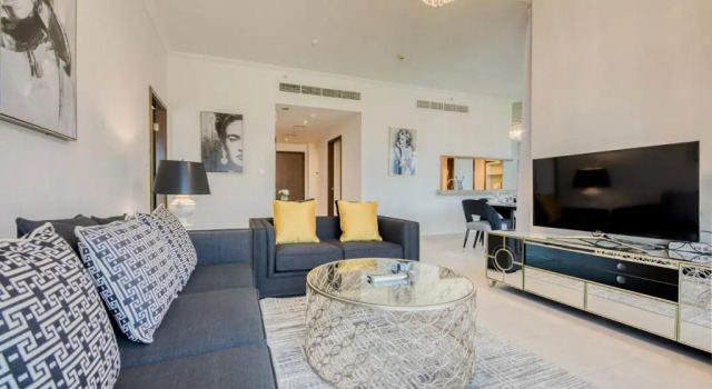 Апартаменты Deluxe Nasma Luxury Stays - Fantastic Burj Khalifa View From This Fancy Condo