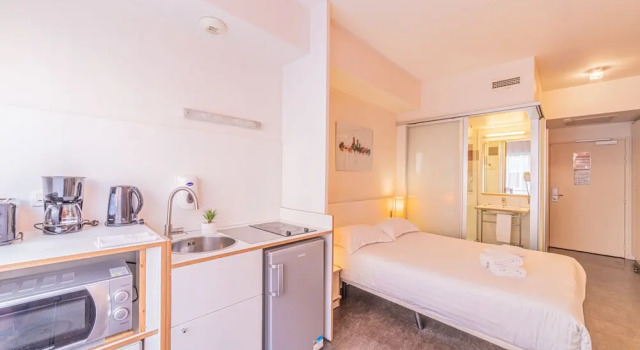 Двухместная студия Standard Residence Montempo AppartHôtel Lyon Cite Internationale