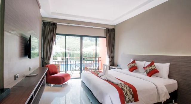 Номер Deluxe с балконом Frank Ao Nang Krabi Resort