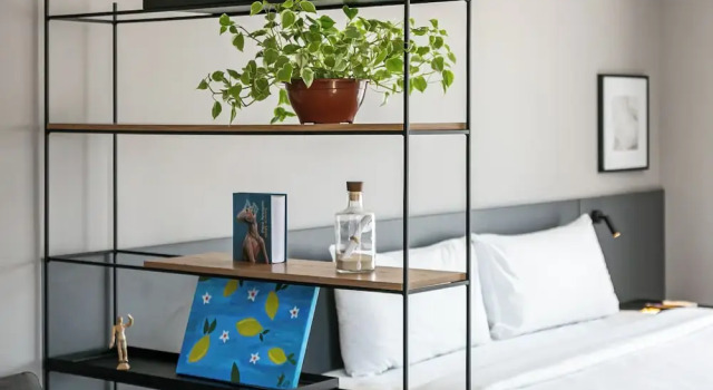 Студия с балконом Studios Rio Branco by Viva - Prédio moderno, aptos com cama king-size no centro de Floripa