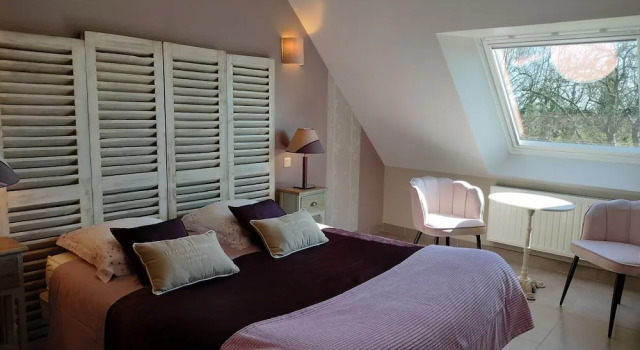 Двухместный номер Standard с видом на сад Le Clos des Pommiers, chambres dhôtes & Spa
