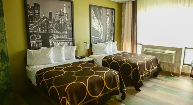Двухместный номер Super 8 by Wyndham Bronx Near Botanical Garden