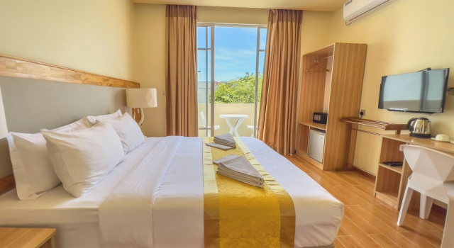 Двухместный номер Deluxe с балконом и с видом на город Rehendhi Villa
