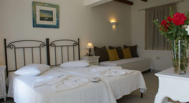 Трёхместный номер Standard с видом на море Alkyoni Beach Hotel