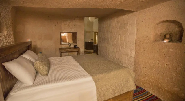 Двухместный номер Deluxe с видом на внутренний двор Helike Cave Suites