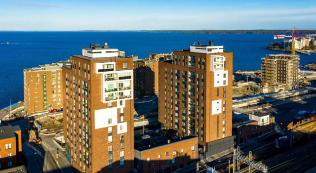 Апартаменты Superior 2ndhomes Tampere "Kanava" Apartment - 54m2 Apt with Private SAUNA & Balcony - 11th floor