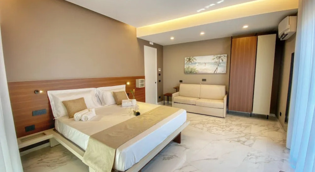 Junior-Suite 2 Schlafzimmer mit Meerblick B&B BorgiaRooms