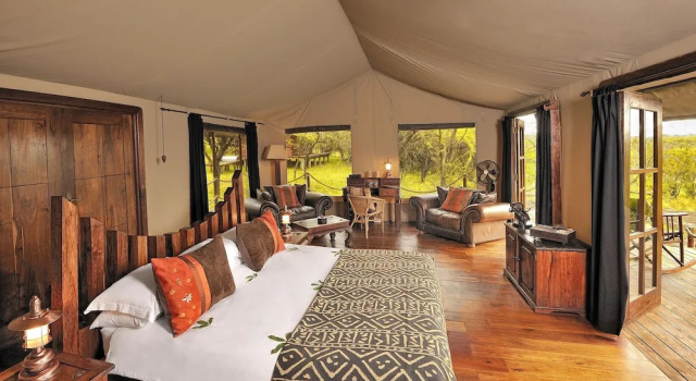 Тент с 2 комнатами Elewana Serengeti Migration Camp
