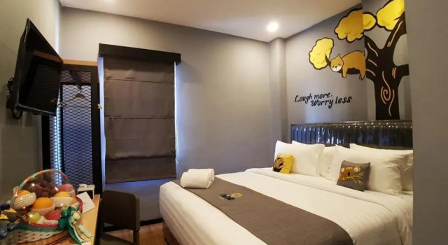 Luksusowy dwuosobowy pokój Nine Hotel Palembang