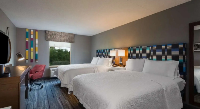 Четырёхместный номер Standard Hampton Inn & Suites Herndon-Reston