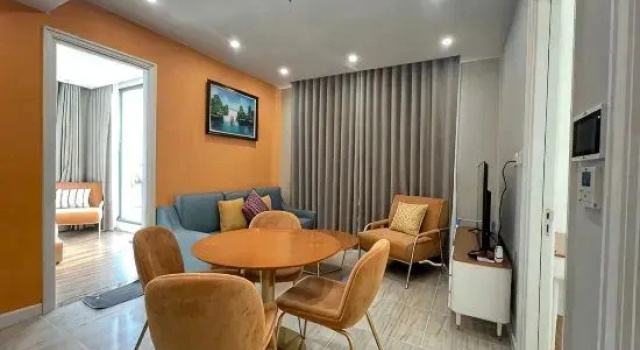 Люкс c 1 комнатой с балконом Rosie Hillside Seaview Phu Quoc Apartment