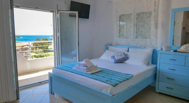 Четырёхместный номер Standard с видом на море Hotel Two Mermaids Ksamil