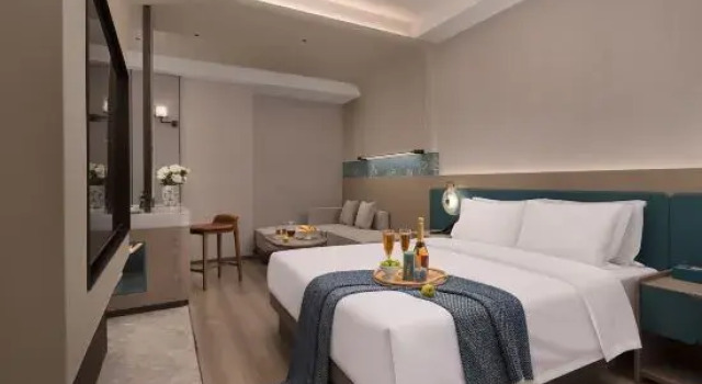 Люкс Business Fuyang Yunbo Manju Hotel (Yingzhou Wanda Plaza Long Distance Bus Station Store)