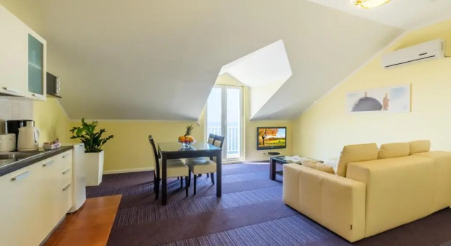 Апартаменты c 1 комнатой с балконом и с видом на море Apartments Stella Maris