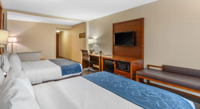 Четырёхместный люкс Comfort Suites Manassas Battlefield Park