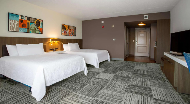 Четырёхместный номер Standard Hilton Garden Inn Nashville Smyrna