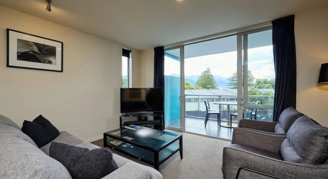Апартаменты Deluxe c 1 комнатой с видом на океан Kaikoura Luxury Apartments - Formerly Waves Luxury Apartments